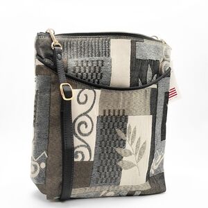 NWT Patchwork Tapestry Crossbody Bag With Adjustable Strap By Designer Danny K.